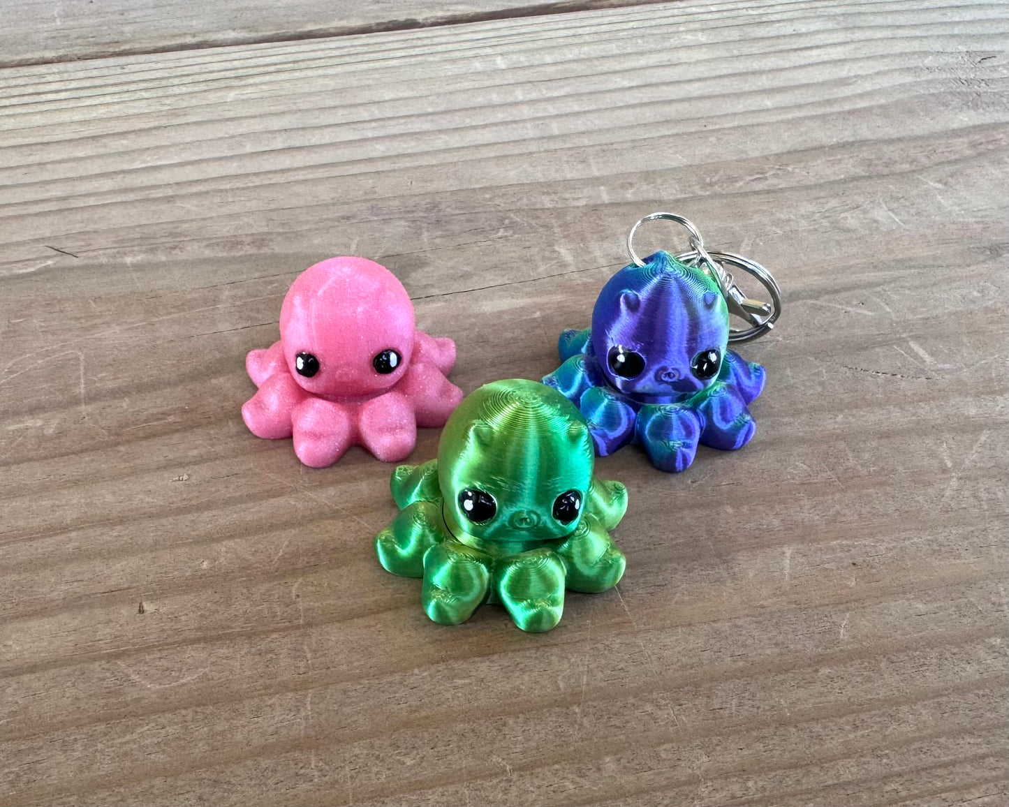 Baby Octopus Fidget Spinner Keychain & Toy