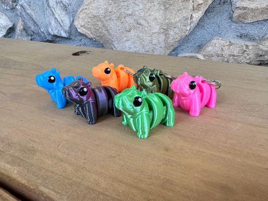 Hippopotamus Keychain & Toy