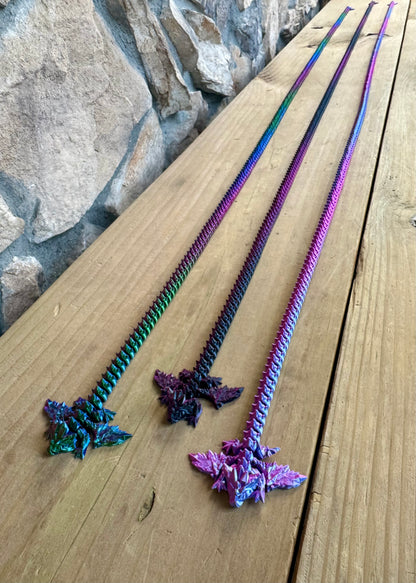 Crystal Dragon Necklace